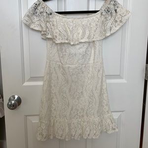 Francescas lace off the shoulder dress